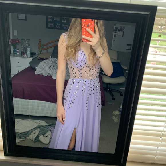 Light purple prom dress - Picture 6 of 6